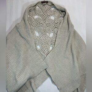 Free People Crochet Back Cardigan – O/S
